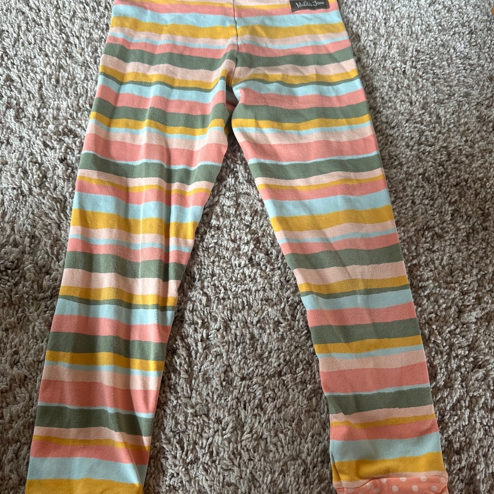 Matilda Jane Stripped Multi-Colored Leggings